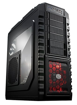 Cooler Master HAF X - Full Tower Computer Case with High Airflow Windowed Side Panel and USB 3.0