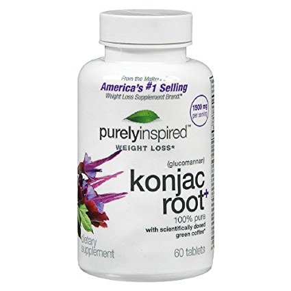 Purely Inspired Konjac Root, Tablets 60 ea