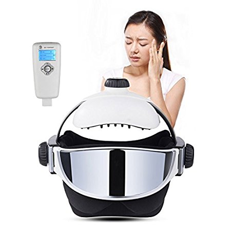 JUFIT Electric Head Eye Massager Pain Relief Relaxing Apparatus with Music