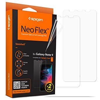 Spigen, 2Pack, Samsung Galaxy Note 9 Screen Protector (599FL24583)