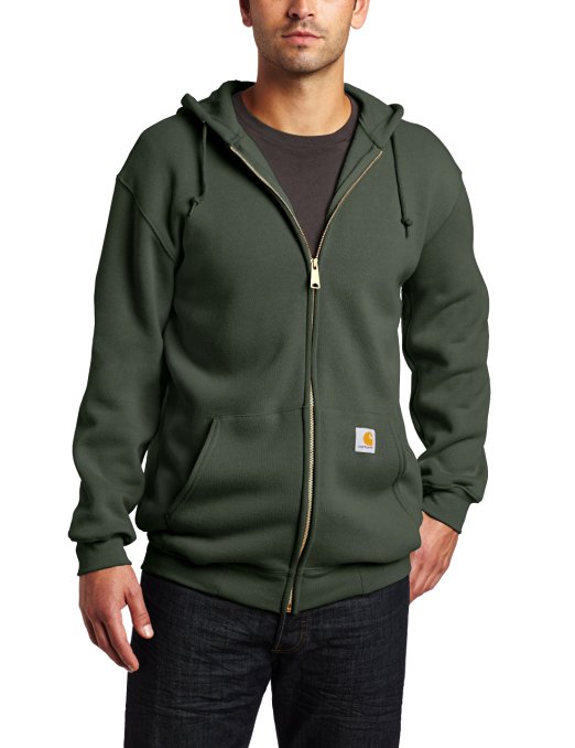 Carhartt Men's Big & Tall Mid-Weight Zip-Front Original Fit Hoodie K122