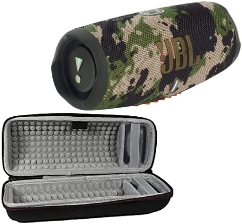 JBL Charge 5 - Portable Bluetooth Speaker with Exclusives Hardshell Travel Case with IP67 Waterproof and USB Charge Out (Camouflage)