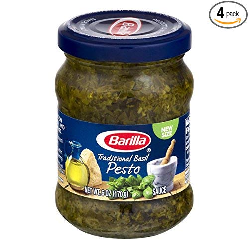 Barilla Traditional Basil Pesto Sauce, 6.0 Ounce (Pack of 4)