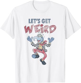 Disney The Muppets Gonzo The Great Let's Get Weird Poster T-Shirt