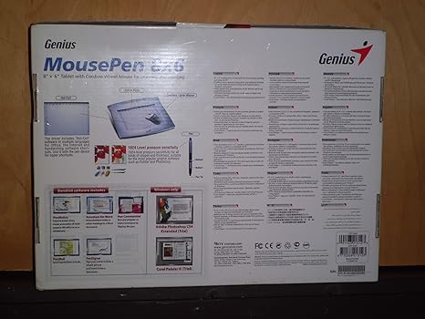 Genius MousePen 8 x 6-Inch Graphic Tablet for Home and Office
