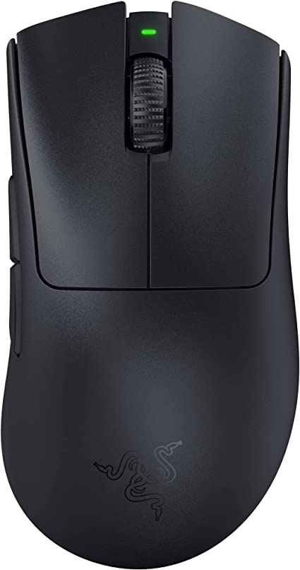 Razer DeathAdder V3 Pro, Lightweight Wireless Ergonomic Esports Mouse (63g Lightweight Design, Focus Pro 30K Optical Sensor, Mouse Switches Gen-3, HyperSpeed Wireless) Black