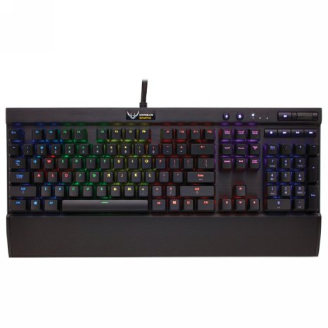 Corsair Vengeance K70 RGB LED Mechanical Gaming Keyboard Cherry MX Red CH-9000063-NA