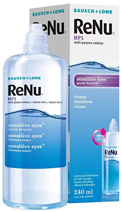 Bausch & Lomb ReNu MPS Multi-Purpose Contact Lens Solution - 240 ml