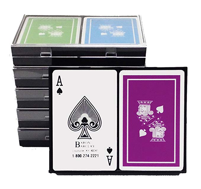 Barclay Bridge Size Playing Cards - Double Boxed Cards - 12 Decks