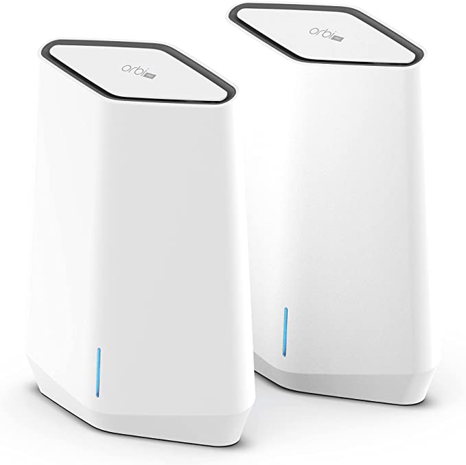 NETGEAR Orbi Pro WiFi 6 Tri-Band Mesh System (SXK50), Router with 1 Satellite Extender for Business or Home, VLAN, QoS, Coverage up to 5,000 sq. ft, 75 Devices, AX5400 802.11 AX (up to 5.4Gbps)