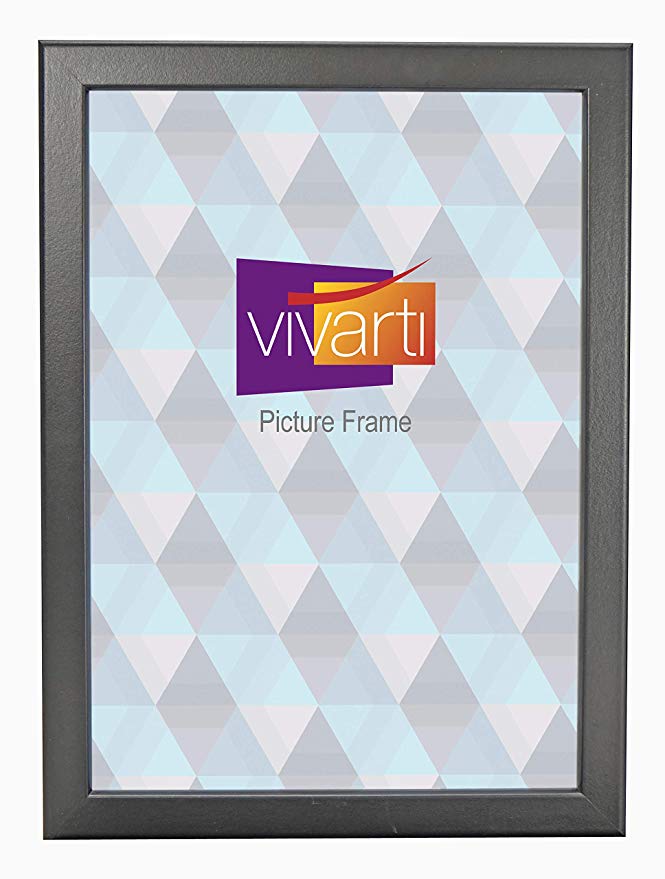 Thin Matt Black Picture Frame, A4 Certificate Size, 21 x 29.7cm