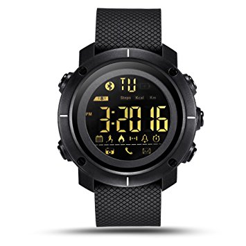 LEMFO LF19 Digital Mens Smart Watch IP68 Waterproof 5ATM Call SMS Notification Sport Smartwatch with LED Backlight