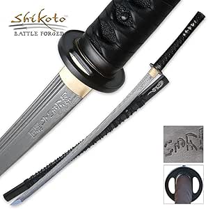 Shikoto Hand Forged Katana Damascus Sword