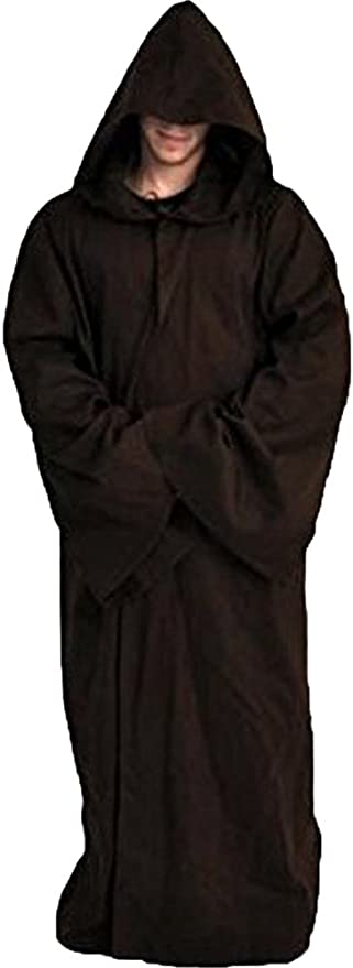 CosplaySky Men's Cloak for Adult Robe Halloween Costume Tunic Hooded Uniform