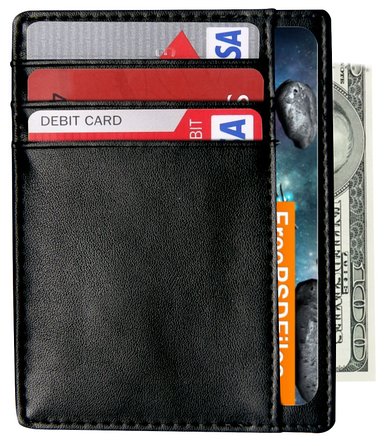 Chalier RFID Blocking Wallet Mens Slim RFID Wallet with Money Clip Pocket Wallet