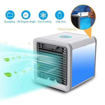 Hk Villa Arctic Air Portable 3 in 1 Conditioner Humidifier Purifier Mini Cooler Arctic Air Humidifier Purifier Mini Cooler, air coolers for house, air coolers for home, air cooler for room and Mini Portable Air Cooler Fan Arctic Air Personal Space Cooler The Quick & Easy Way to Cool Any Space Air Conditioner Device Home
