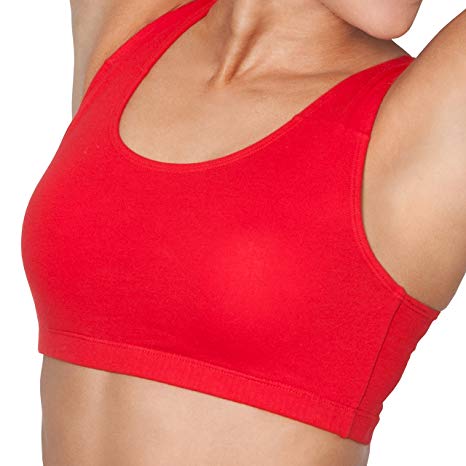 Fruit of The Loom Women's Built-Up Sports Bra 3 Pack Bra