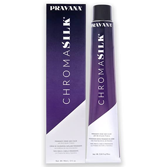 Pravana ChromaSilk Creme Hair Color - 8.8 Light Pearl Blonde Unisex 3 oz, Black