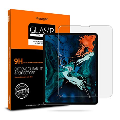 Spigen Tempered Glass Screen Protector Designed for The iPad Pro 12.9 inch (2018 Release) [1 Pack]