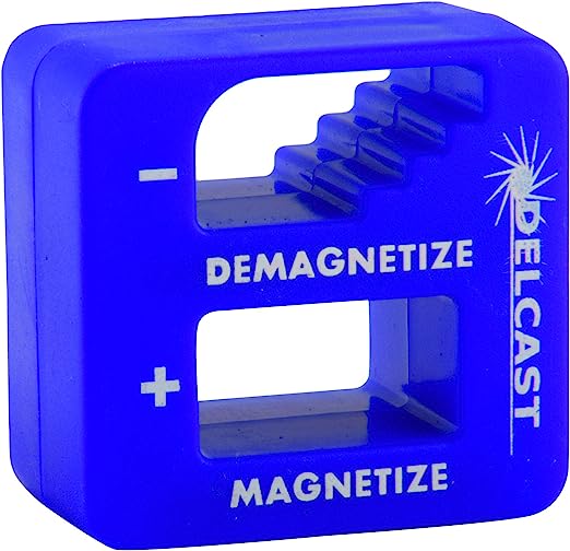 Delcast MBX Magnetizer Demagnetizer for Screwdriver Tips, Bits and Small Tools