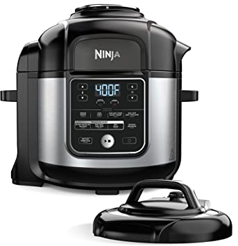 Ninja Foodi 10-in-1 7.6L XL Pressure Cooker Air Fryer Multicooker, Stainless, OS400C