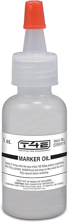 Umarex T4E Lubricating Oil for T4E Training Marker Paintball Guns Training Non-Petroleum based Lubricant, 1 oz