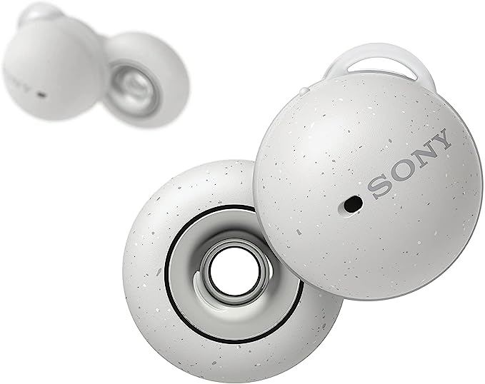 Sony LinkBuds WF-L900 Truly Wireless Bluetooth in Ear Earbuds, Open-Ring Design, Ambient Sound, 17.5 Hrs Battery, 360RA, Alexa Built-in -White