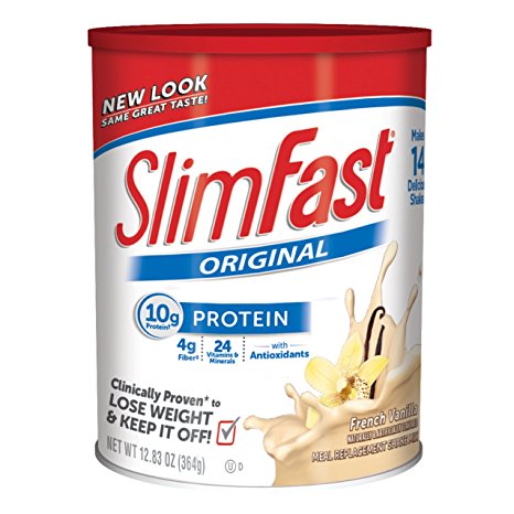 SlimFast Powder Shake Mix, French Vanilla, 12.83 oz