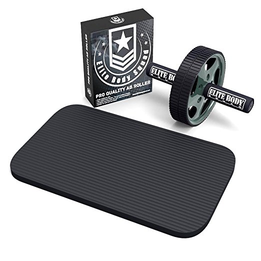 Ab Roller - Sale Now On - Top Quality Ab Wheel With Free Extra Thick Kneeling Mat   Bonus Weight Loss Plan - Perfect Home Gym Exercise Wheel With Soft Foam Handles - Great For Abs Workout And Core Training   Easy To Assemble - Satisfaction Money Back Guarantee