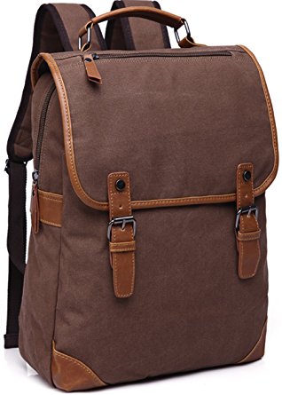 Aidonger Unisex Vintage Canvas Casual Backpack