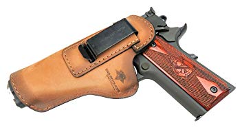 Relentless Tactical The Defender Leather IWB Holster - Fits Most 1911 Style Handguns - Kimber - Colt - S & W - Sig Sauer - Remington - Ruger & More - Made in USA