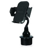 Macally MCUP Adjustable Automobile Cup Holder for iPhone iPod Smartphones MP3 and GPS - Black