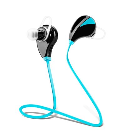 XINGLAN Mini Bluetooth Wireless Headphones with Bluetooth V (Blue)