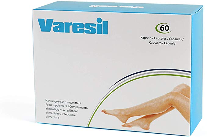 Varesil Varicose Vein Treatment Tablets for Removal and Prevention of Varicose and Spider Veins – 100% Natural - 60 Pills