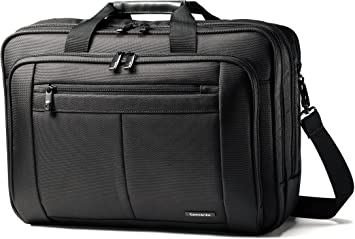 Samsonite Classic Multi Gusset Toploader Briefcase, Black, Triple 15.6-Inch