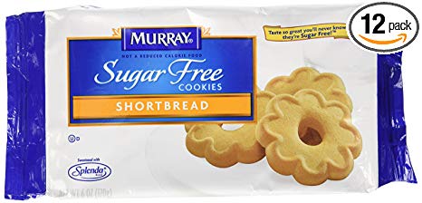 Murray Sugar Free Cookies Shortbread, 6-Ounce Package (Pack of 12)