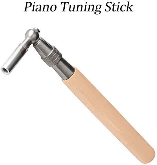 Piano Tuning Wrench, UMsky Piano Accessories Tuning Wrench hammer Stainless Steel Plus Pure Wood Handle