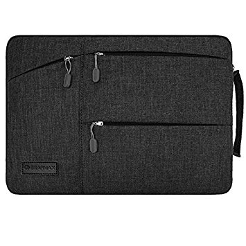 13-13.3 Inch Gearmax Waterproof Laptop Sleeve Case with Handles and Zipped Pockets for Macbook Air / 2016 Macbook Pro 13 / Surface / Dell / Notebook/ Cover Bag