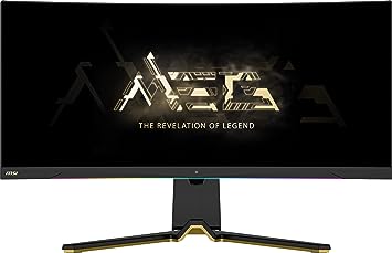 MSI MEG 342C QD OLED, 34" Curved Gaming Monitor, 3440 x 1440 (UWQHD), OLED, 0.1ms, 175Hz, FreeSync Premium, HDR 400, HDMI, DP Port, USB Type C, Tilt, Height