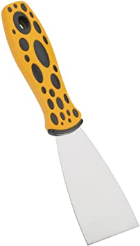 Woodstock D3711 Stainless Steel Scraper, Yellow / Black