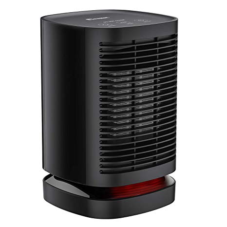 Benuo 950W Portable Electric Heater PTC Ceramic Space Heater with Fan Quiet Tip-Over Overheat Protection Oscillation
