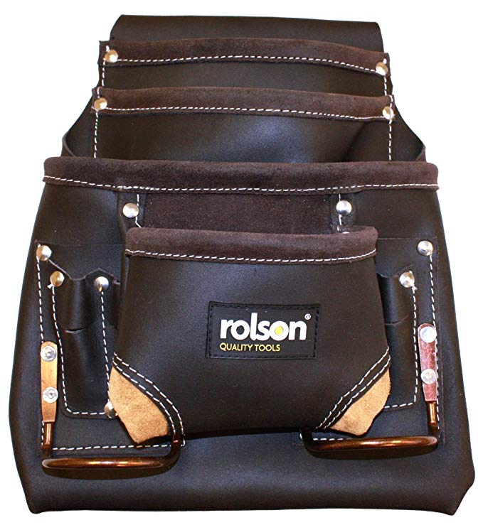 Rolson 68883 Single Oil Tanned Tool Pouch
