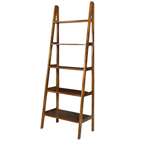 Casual Home 176-54 5-Shelf Ladder Bookcase