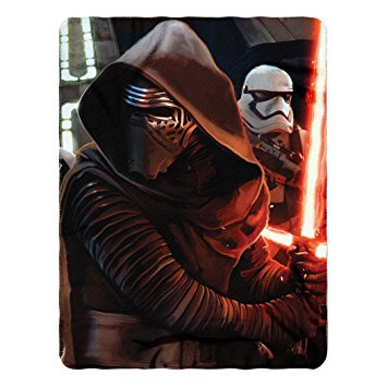 Lucas Films' Star Wars Episode 7: The Force Awakens, Ready Imperial Printed Fleece Throw by The Northwest Company, 45" by 60"