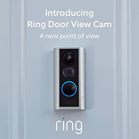 Introducing Ring Door View Cam – A compact video doorbell designed to replace your peephole with smart security