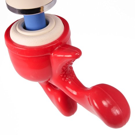 Wand Candy Triple Play Thriller Premium Silicone Wand Massager Attachment (Strawberry Burst)