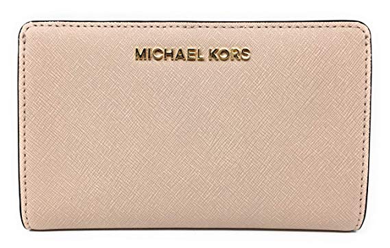 Michael Kors Jet Set Travel Slim Bifold Saffinao Leather Wallet