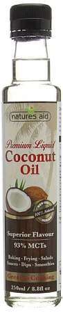 Natures Aid 250 ml Liquid Coconut Oil