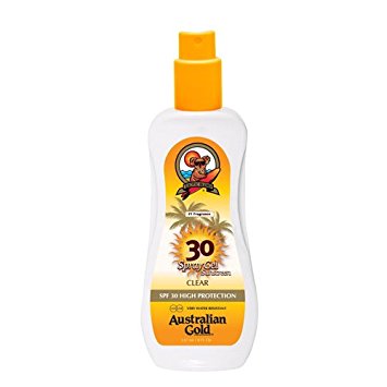 Australian Gold SPF 30 Plus High Protection Water Resistant Spray Gel 237ml