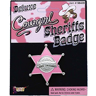 Pink Sheriff Badge